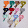 Knitted Button Detail Pet Scarf