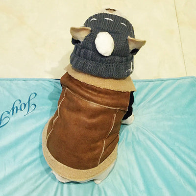 Winter French Bulldog Layered Clothes
