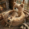 Teddy Bear Hug Dog Bed