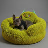 Plush Round Comfort Dog Bed