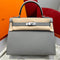 Kelly 28 Blue Lin Luxury Bag