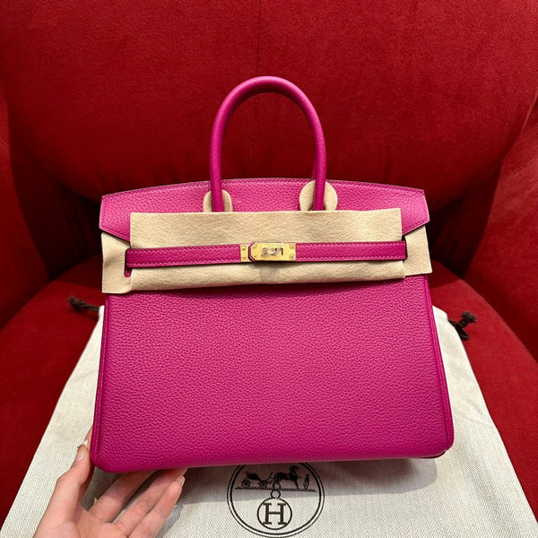 Birkin 25 Rose Purple Luxury Bag