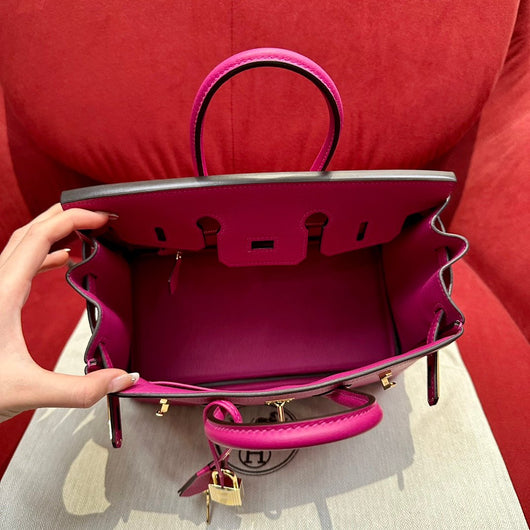 Birkin 25 Rose Purple Luxury Bag