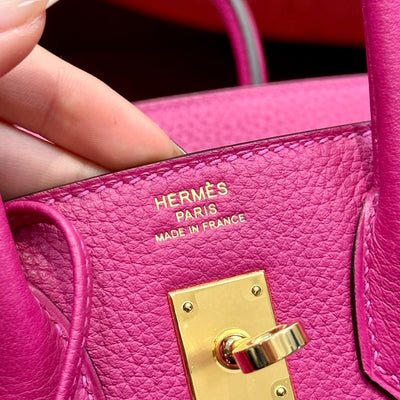 Birkin 25 Rose Purple Luxury Bag