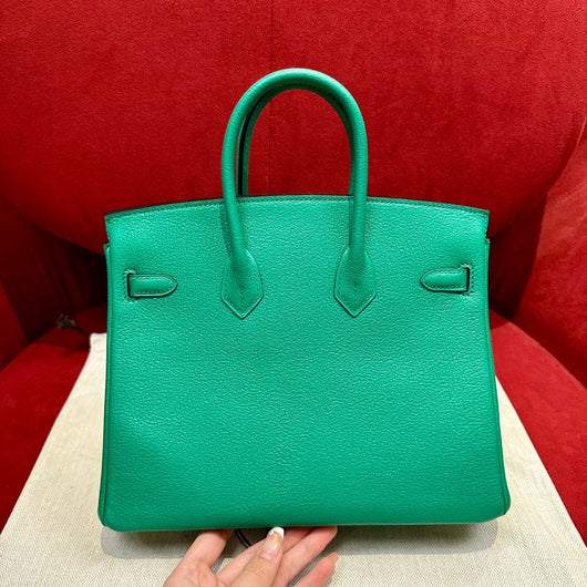 Birkin 25 Velvet Green Luxury Bag