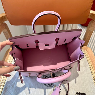 Birkin 25 Mauve Luxury Bag