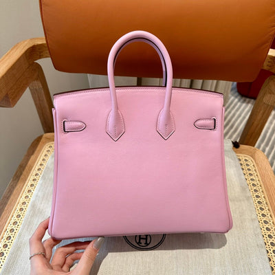 Birkin 25 Mauve Luxury Bag