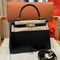 Kelly 28 Black Luxury Bag