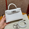 Kelly Mini II Blanc Luxury Bag
