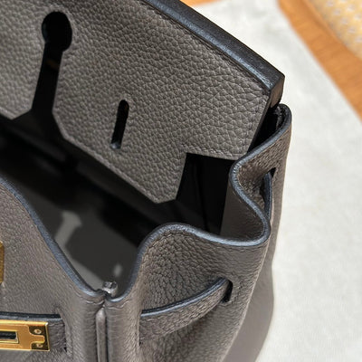 Birkin 25 Gris Etain Luxury Bag