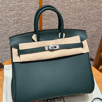 Birkin 25 Vert Titien Luxury Bag