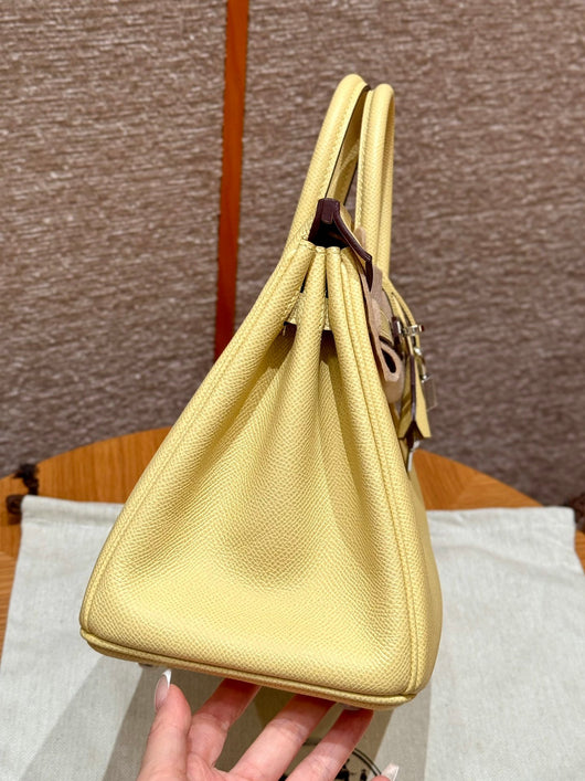 Birkin 25 Jaune Poussin Luxury Bag