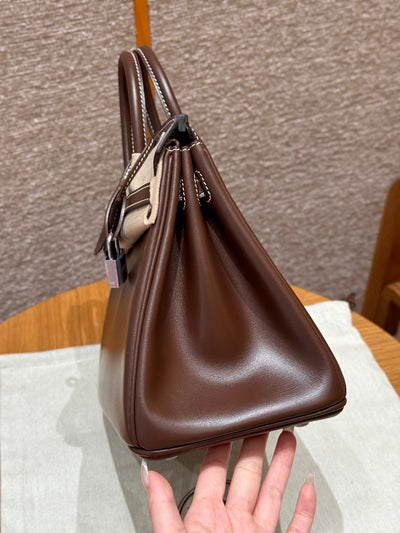 Birkin 25 Chocolate Luxury Bag