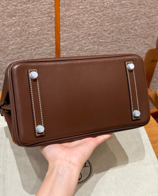 Birkin 25 Chocolate Luxury Bag