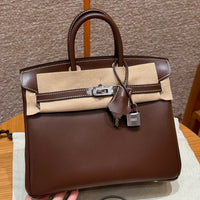 Birkin 25 Chocolate Luxury Bag