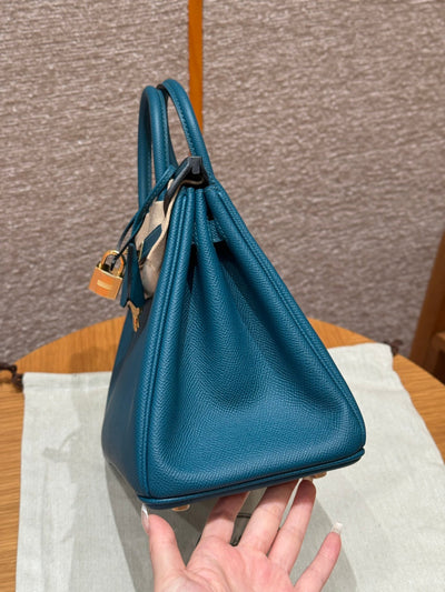 Birkin 25 Vert Bosphore Luxury Bag
