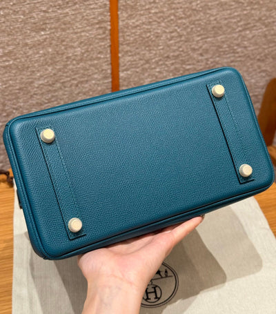 Birkin 25 Vert Bosphore Luxury Bag