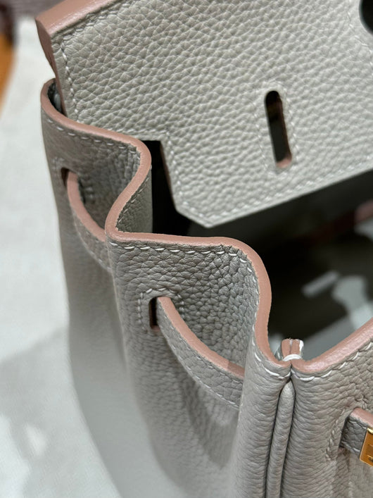 Birkin 25 Gris Perle Luxury Bag