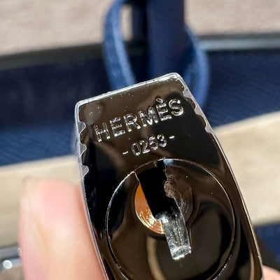 Birkin 25 Blue Saphir Luxury Bag