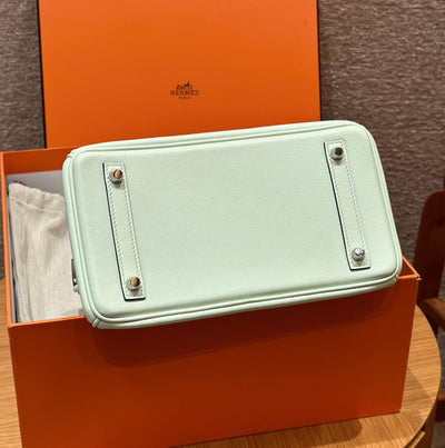 Birkin 25 Vert Fizz Luxury Bag