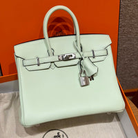 Birkin 25 Vert Fizz Luxury Bag