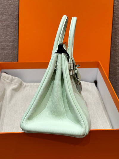 Birkin 25 Vert Fizz Luxury Bag