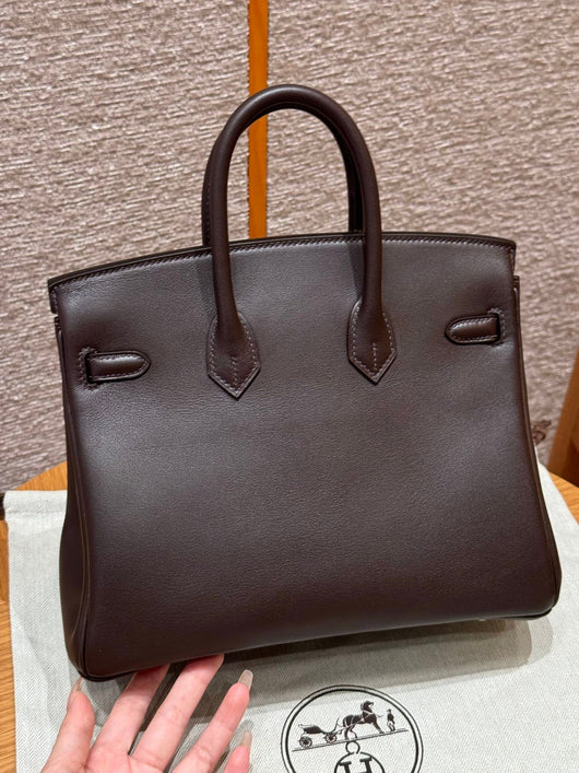 Birkin 25 Chocolate Luxury Bag