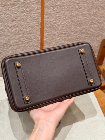 Birkin 25 Chocolate Luxury Bag