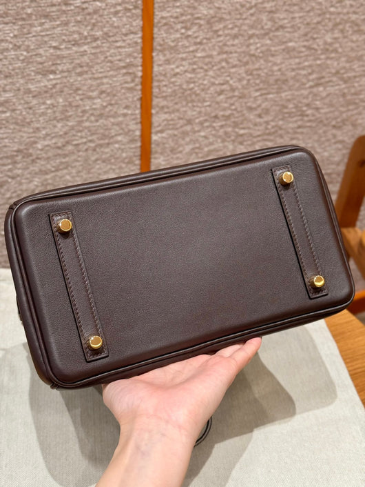 Birkin 25 Chocolate Luxury Bag