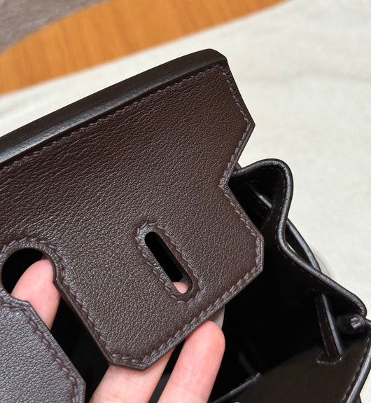 Birkin 25 Chocolate Luxury Bag