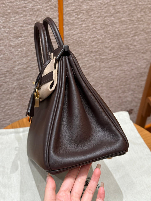 Birkin 25 Chocolate Luxury Bag