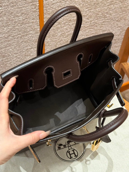 Birkin 25 Chocolate Luxury Bag