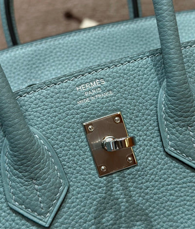 Birkin 25 Ciel Luxury Bag