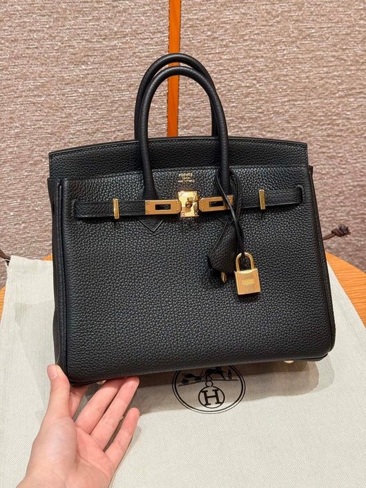 Birkin 25 Noir Luxury Bag