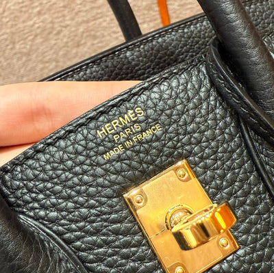 Birkin 25 Noir Luxury Bag