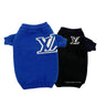 Dogs Blue Black Sleek Sweater