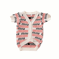 Pink Dog Cardigan Dope Sweater