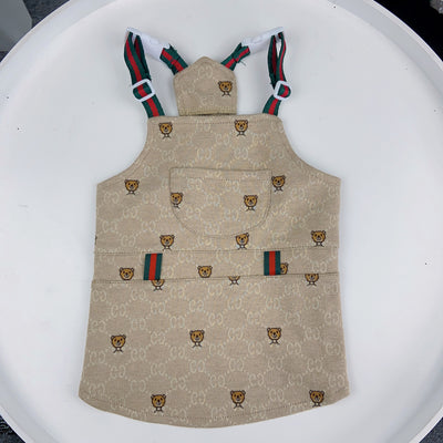 GG Teddy Monogram Overall Unseen Dress