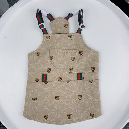 GG Teddy Monogram Overall Unseen Dress