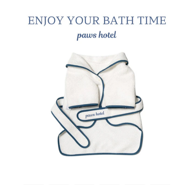 Chilling Doggy Raw Bathrobe