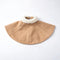 Shearling Collar Cape Dog Coat