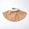 Shearling Collar Cape Dog Coat