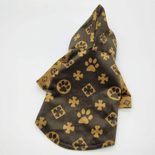 Pets Brown Trendy Tactile Coat