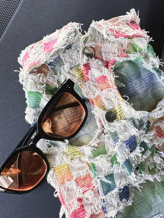 Gilet d'été à motif tête de chien