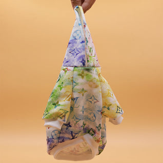 Tiedye Colorful Blooming Doggo Throwie Hoodie