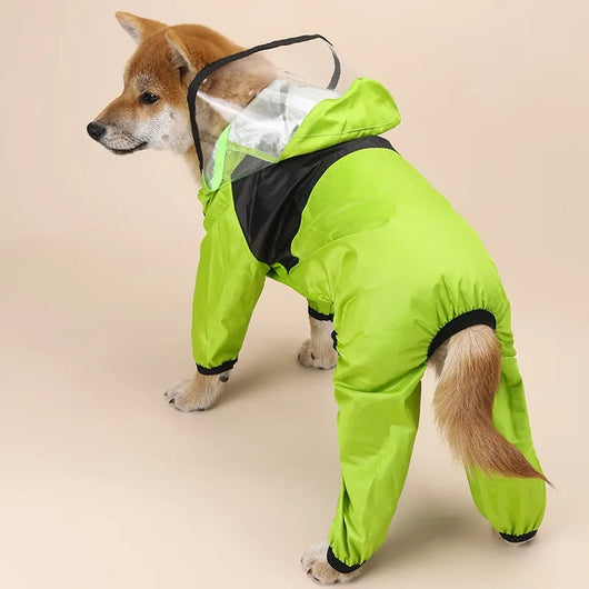 Dog Face Super Cute Doggo Rain Edgy Coat